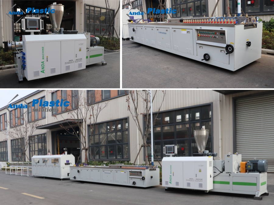 garis ekstrusi profil pvc layar sentuh 