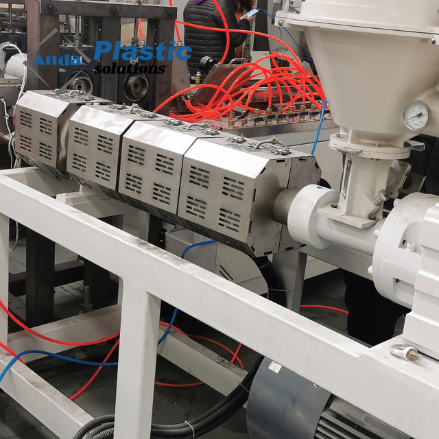 Jalur produksi mesin decking profil WPC