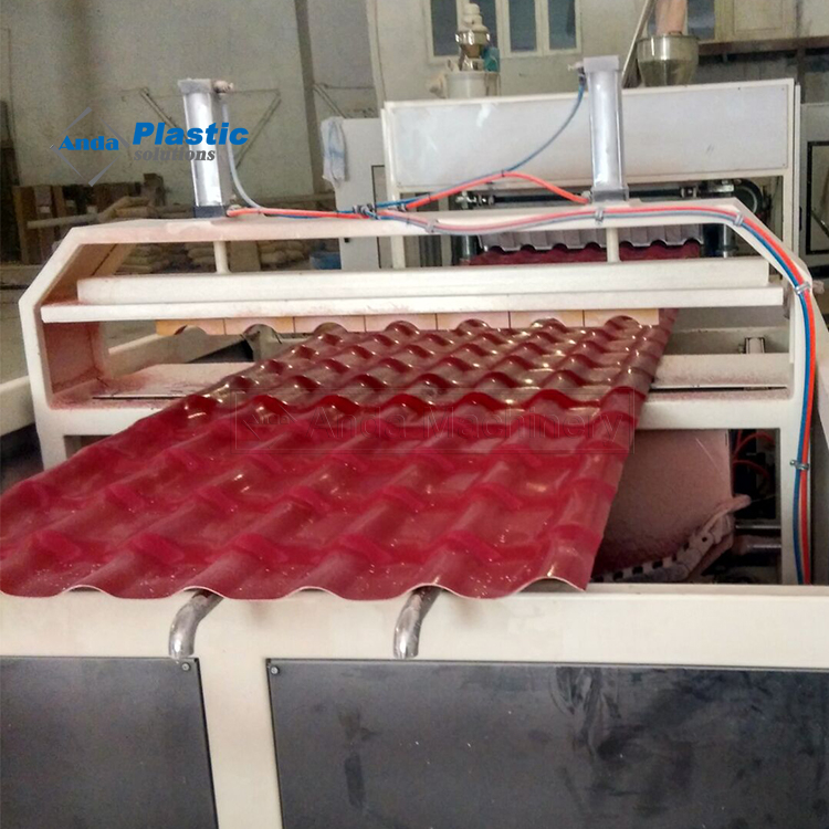 Lini Produksi Genteng PVC Komposit ASA