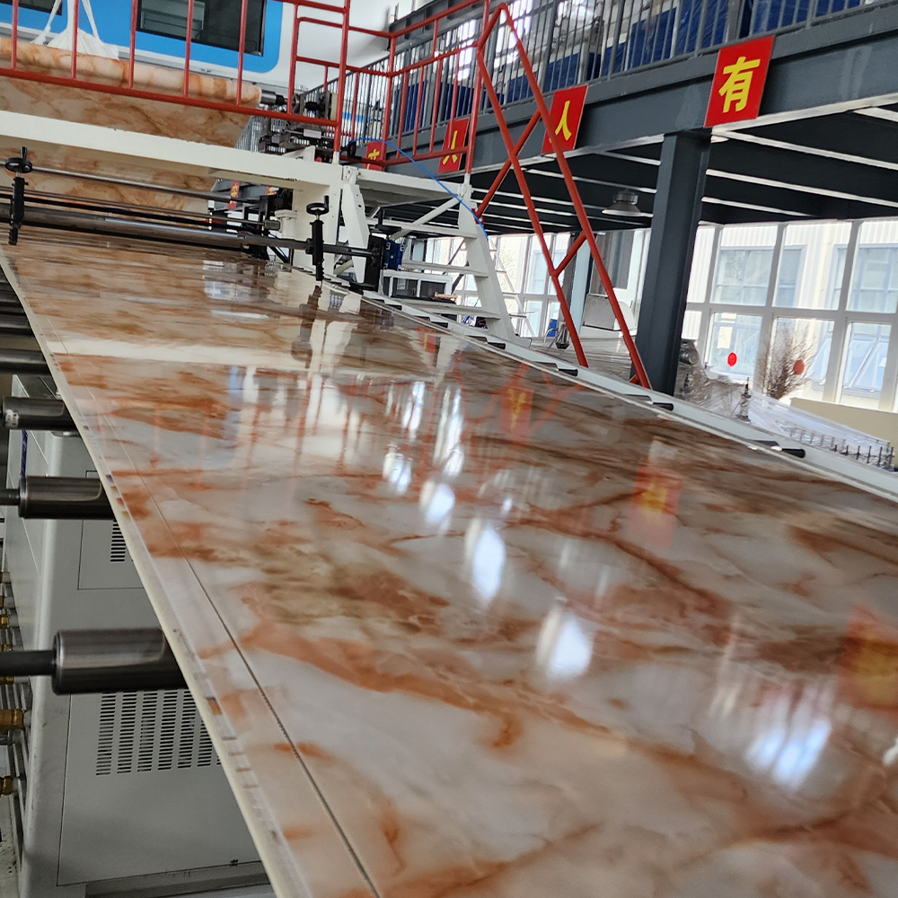Mesin Pembuat Lembar Marmer PVC