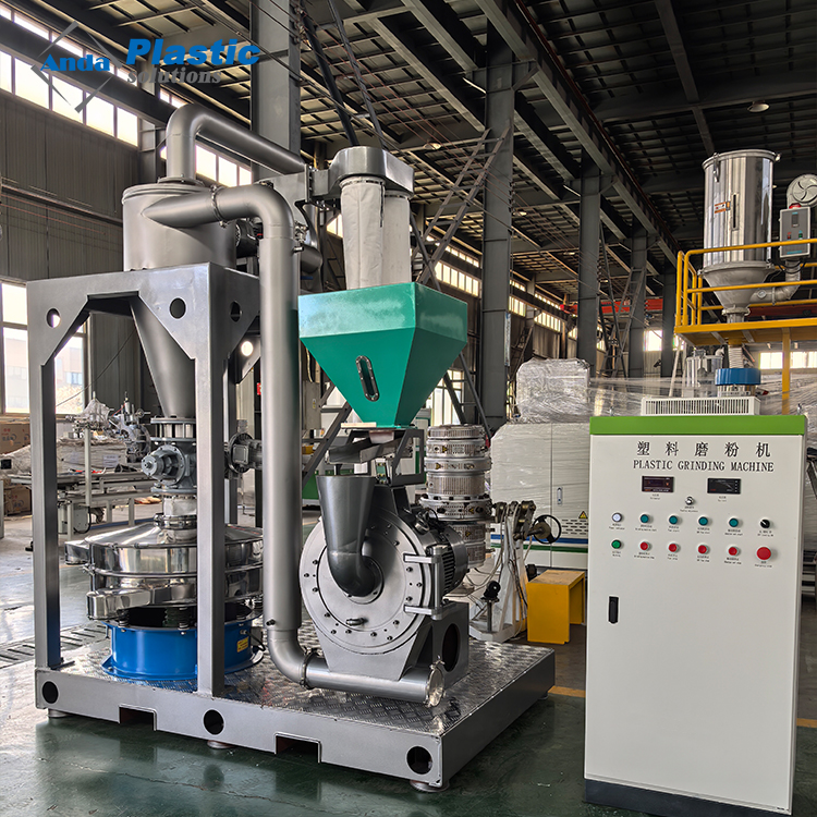 Anda Energi Berat Hemat Energi PVC Mesin penggiling bubuk plastik
