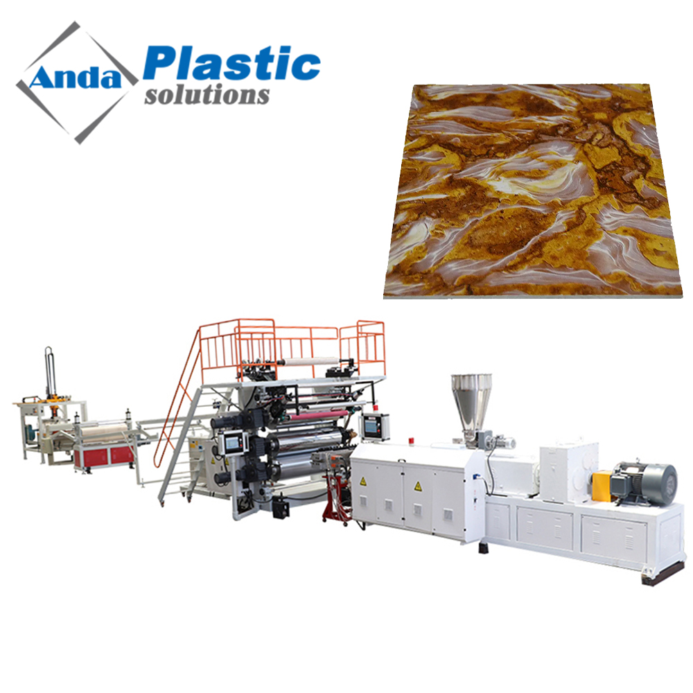 Mesin Pembuat Lembar Marmer PVC