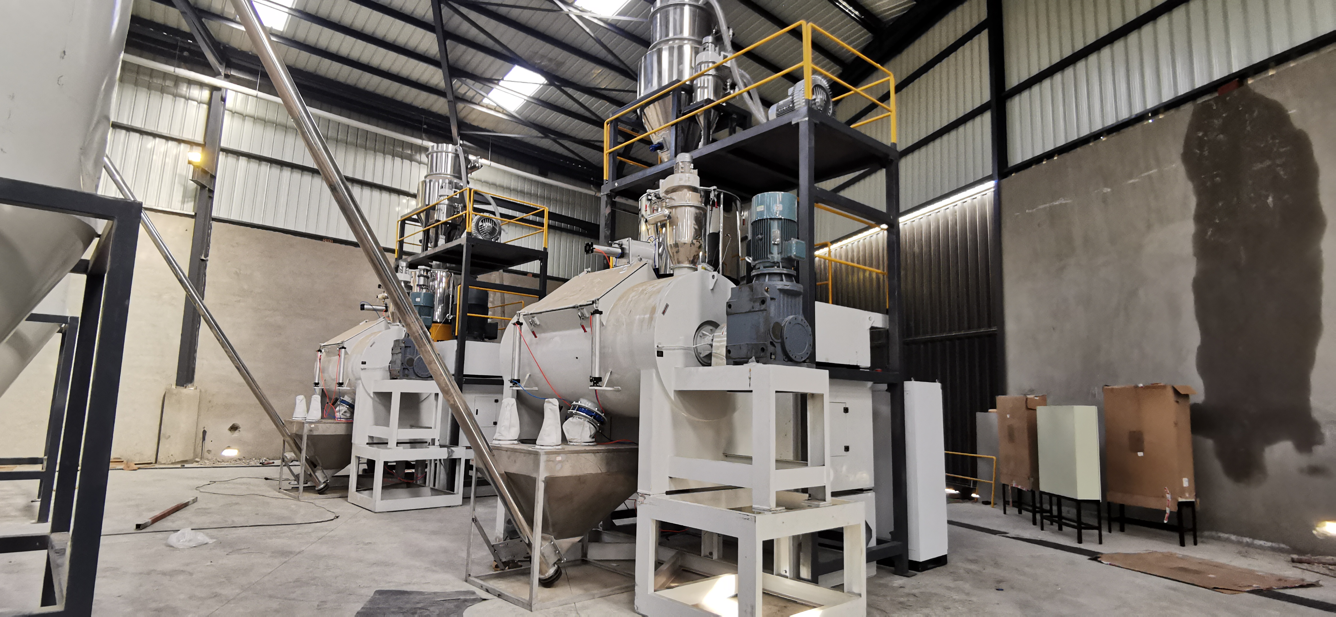 Lini produksi papan busa WPC, mesin papan busa WPC, mesin pembuat papan busa WPC, lini produksi papan busa pvc