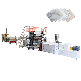 PVC Marble Board UV Lembar Produksi Lembar Marmer