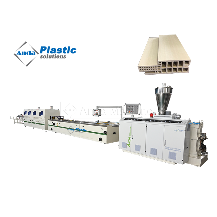 WPC Door Frame Machine Produsen WPC WPC Door Making Machine WPC Pintu Produksi Jalur Produksi