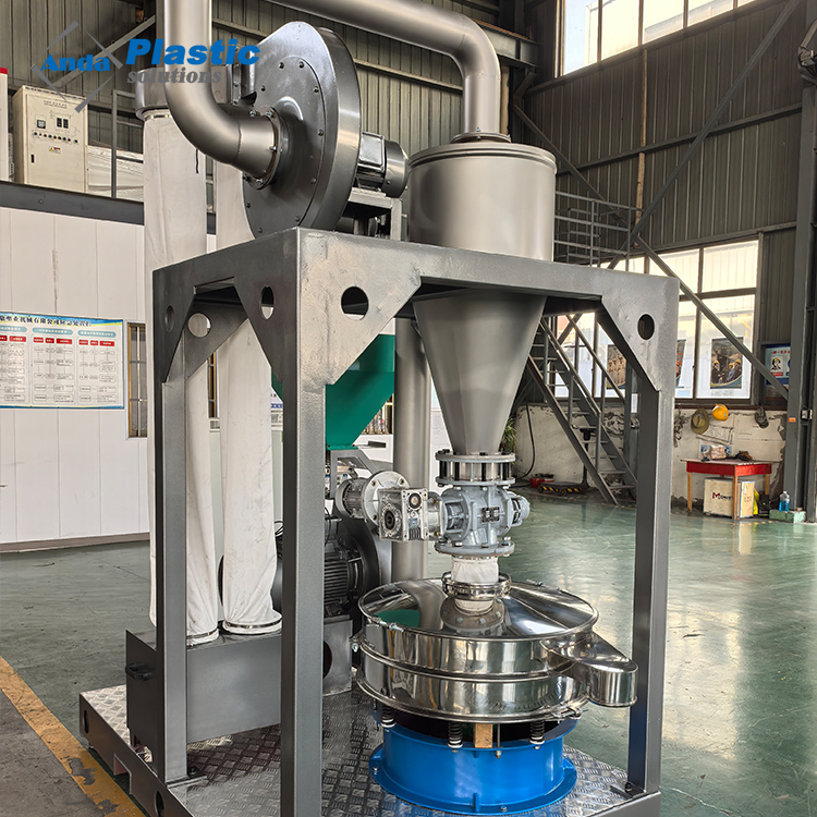Anda Energi Berat Hemat Energi PVC Mesin penggiling bubuk plastik