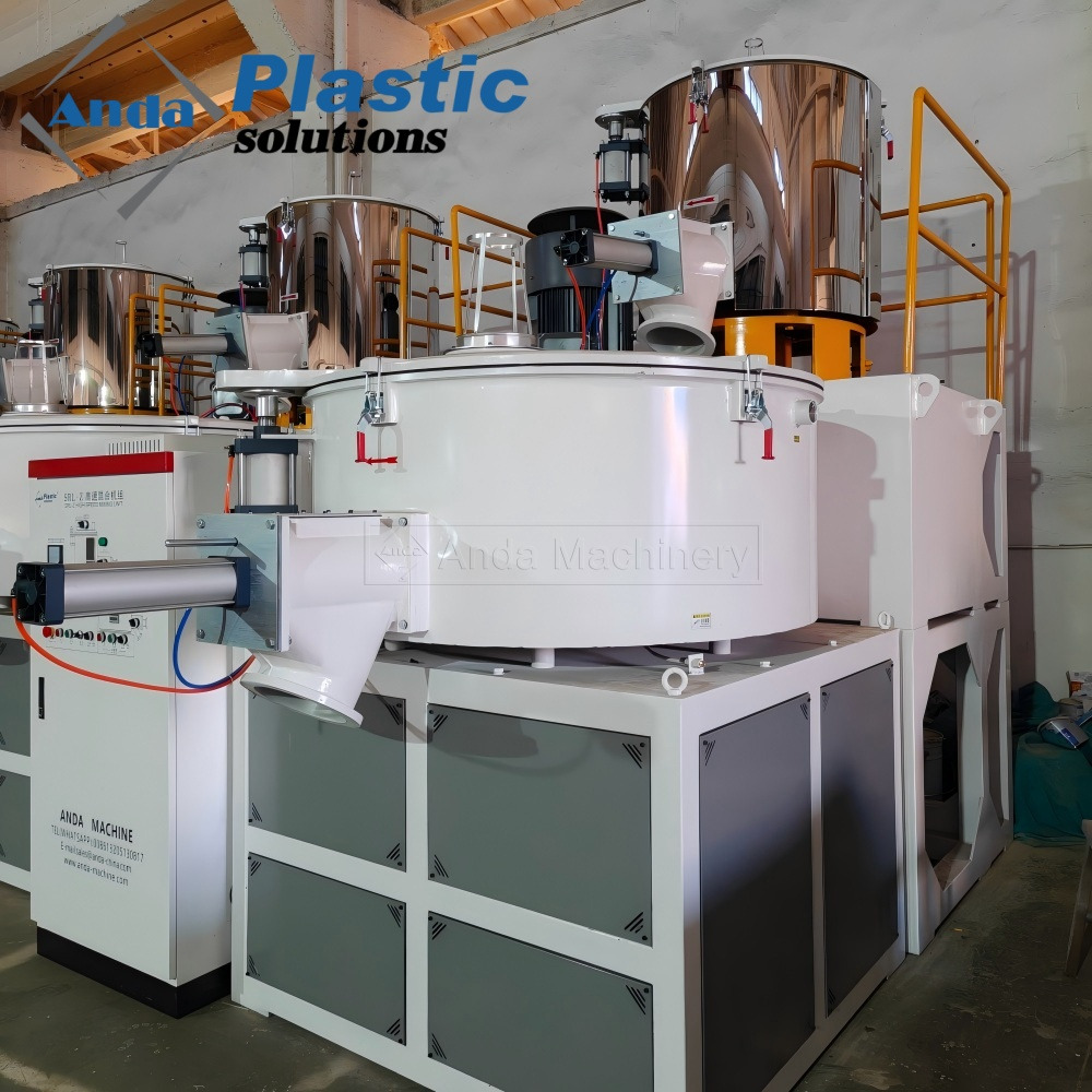 Unit Mixer Berkecepatan Tinggi Seri SRL-Z Untuk Bubuk PVC/WPC