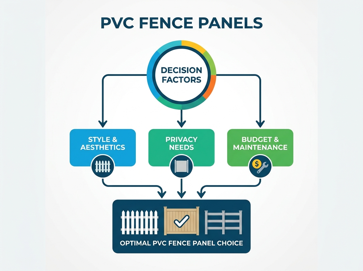 Evaluasi dan pemilihan panel pagar PVC
