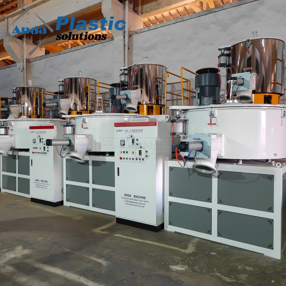 Unit Mixer Berkecepatan Tinggi Seri SRL-Z Untuk Bubuk PVC/WPC